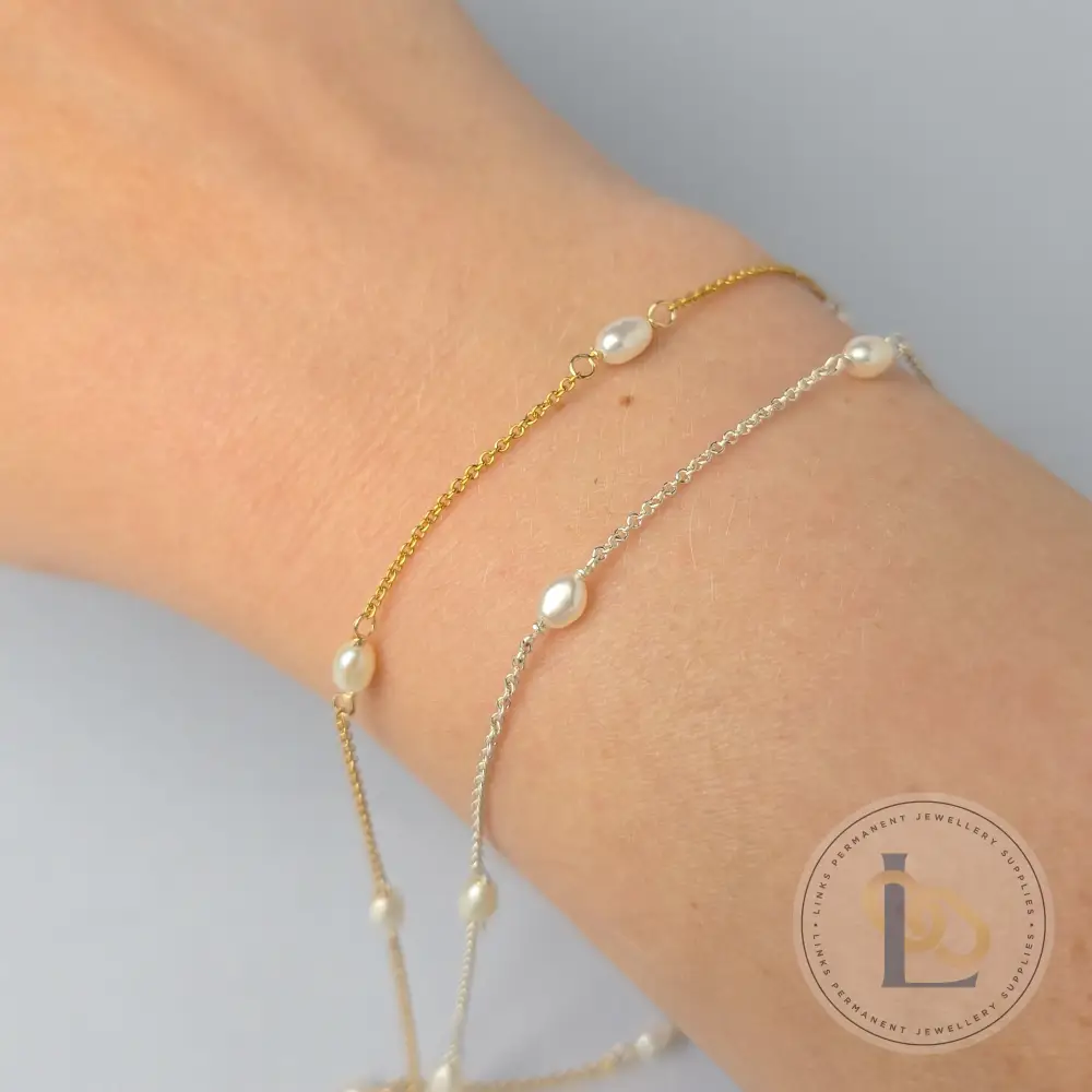 1.2mm Freshwater Pearl Chain - Image 4