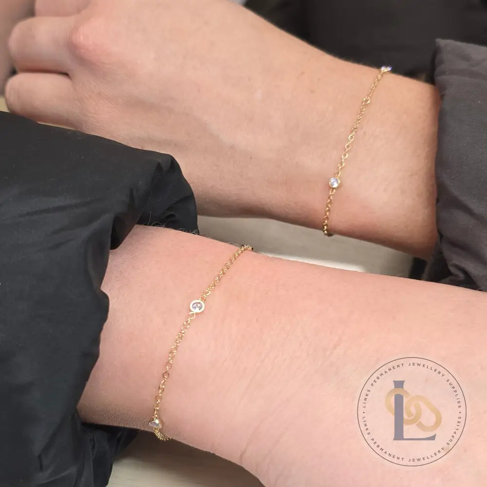 1.7mm Flat Cable Cubic Zirconia Chain - Image 9