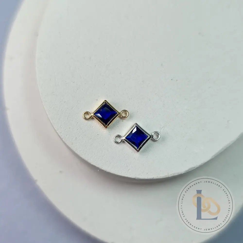 4mm Diamond Birthstone Connector - Image 14