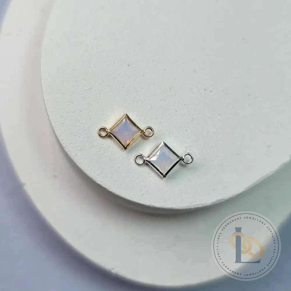 4mm Diamond Birthstone Connector - Image 16
