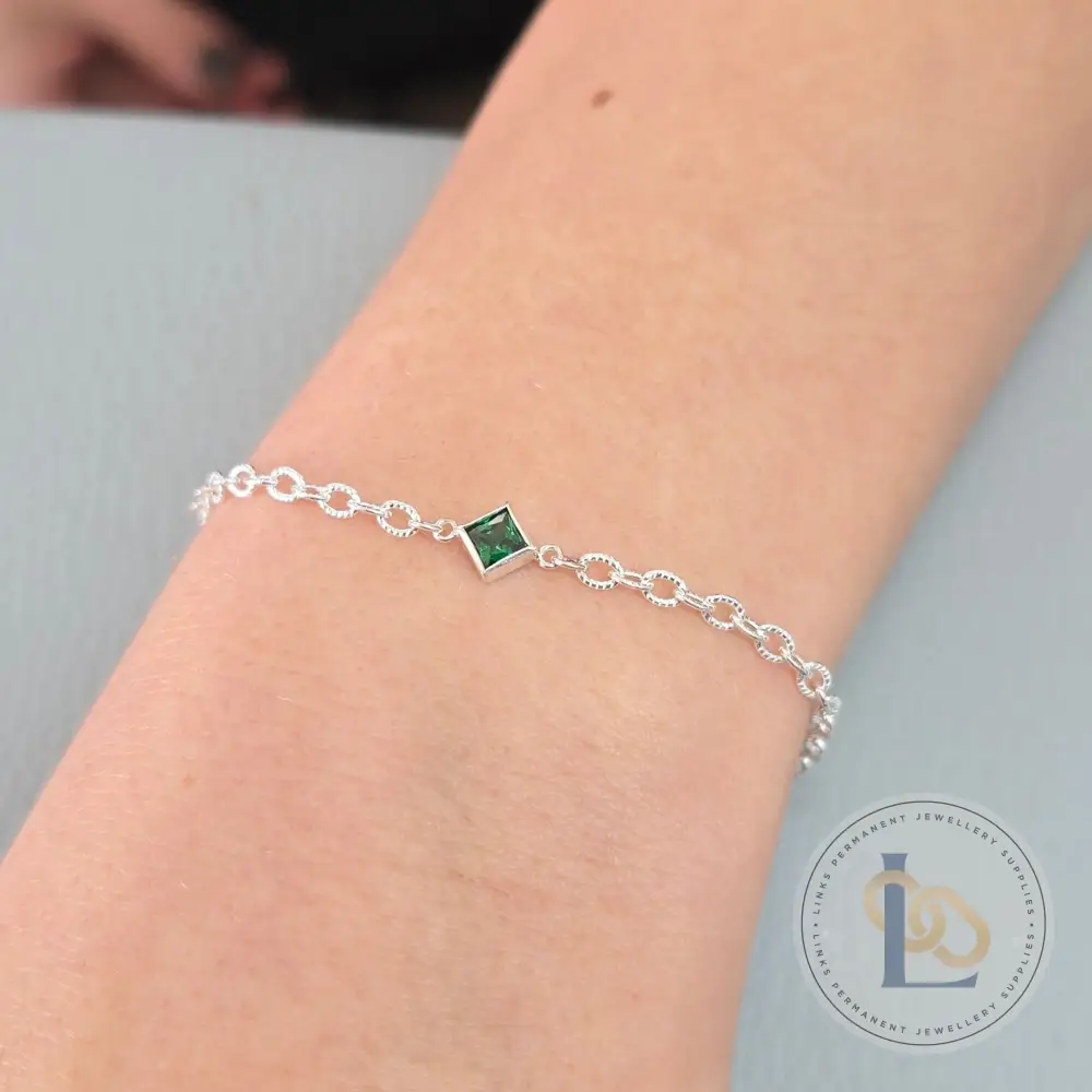 4mm Diamond Birthstone Connector - Image 18