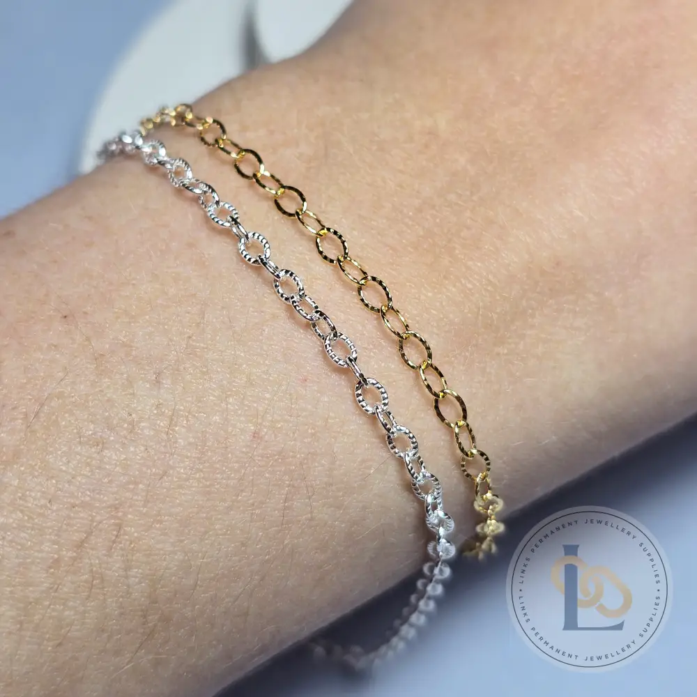 Textured Oval Cable Chain - Image 4