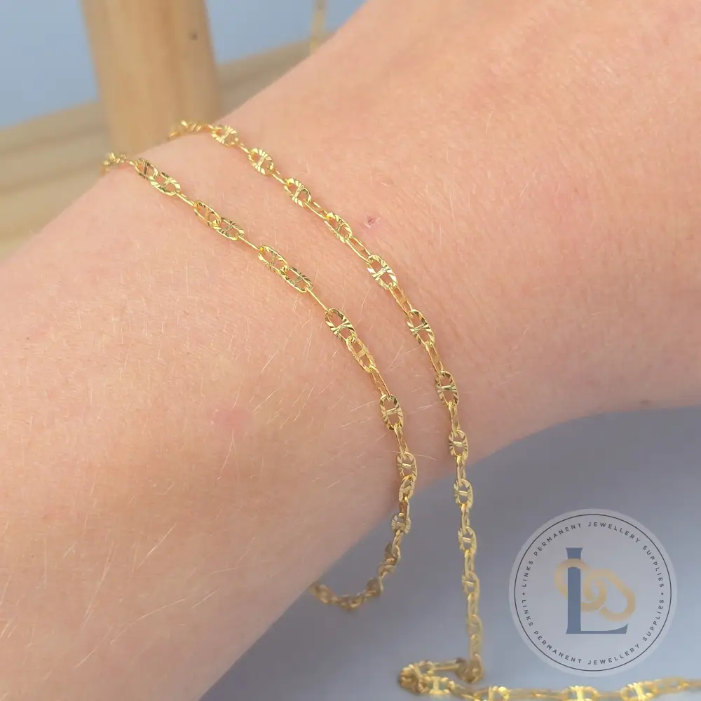 2.3mm Sunburst Mariner Chain - Image 3