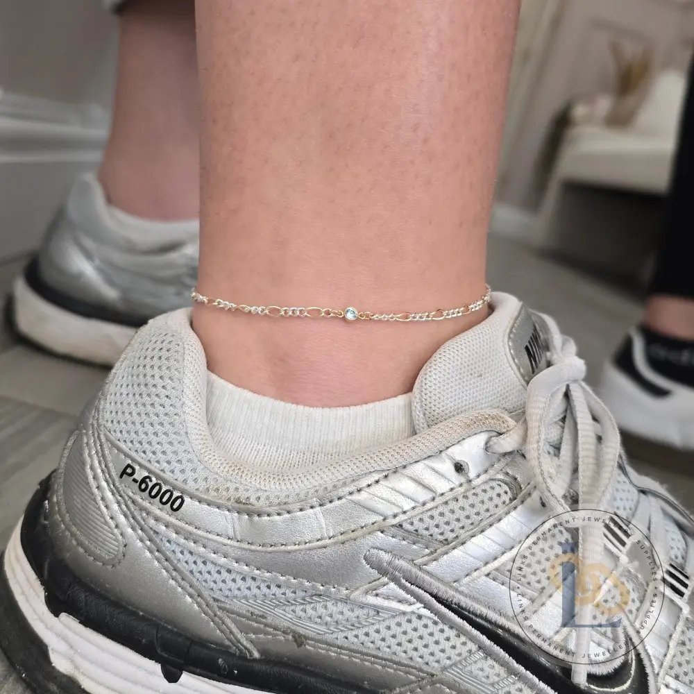 2.7mm Mixed Metal Figaro Chain - Image 5