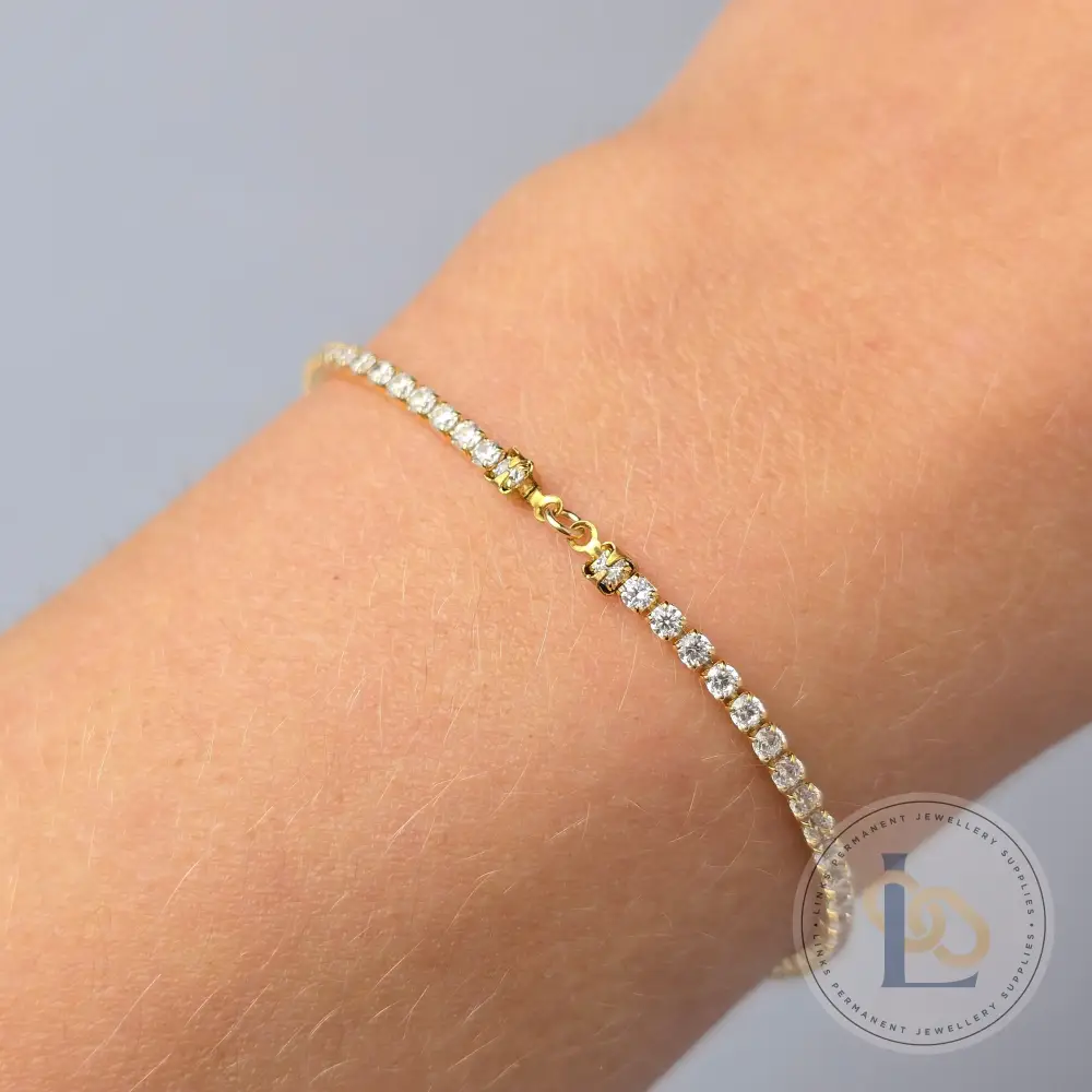 2mm Clear CZ Tennis Chain - Image 4