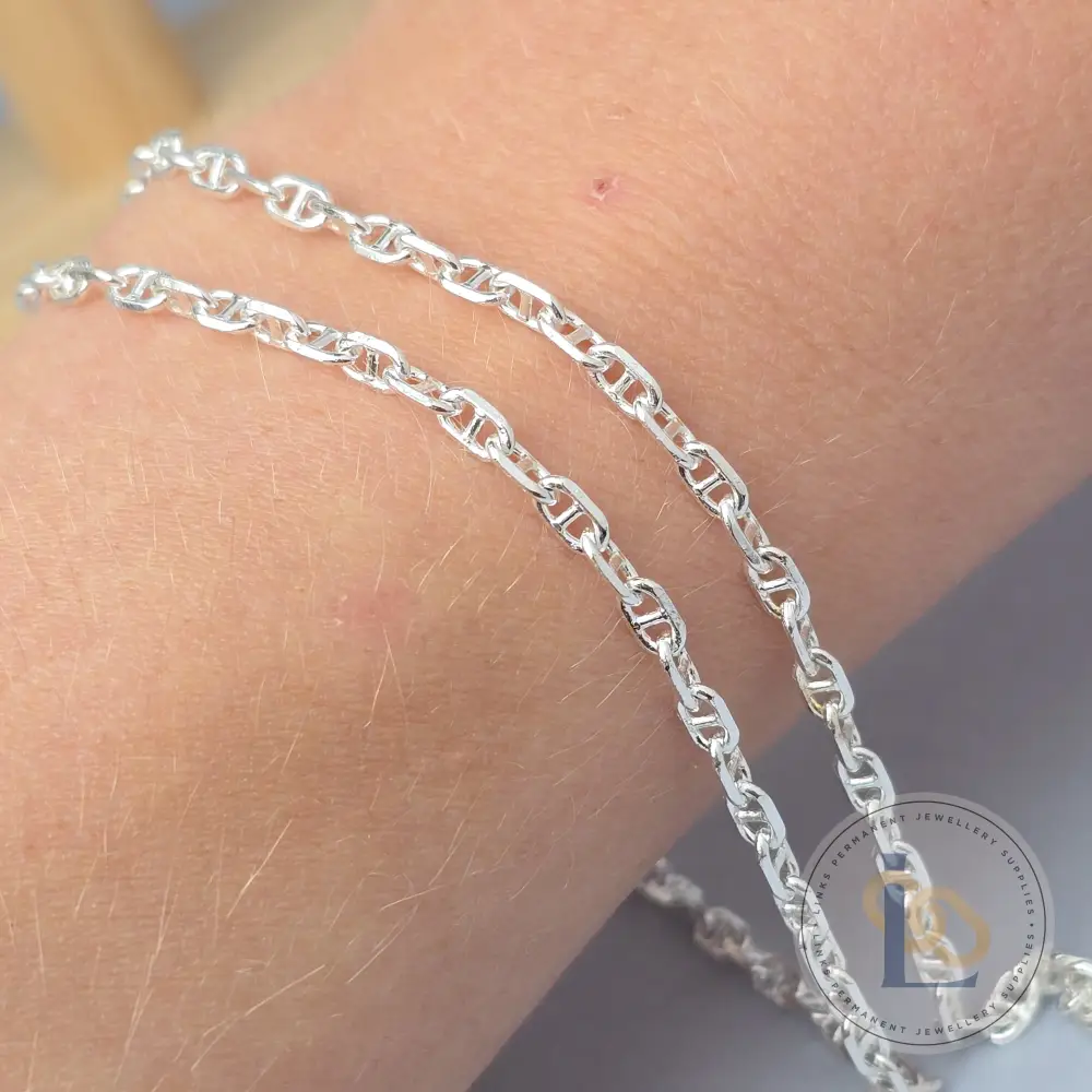3mm Diamond Cut Mariner Chain - Image 3