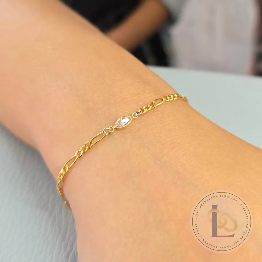 6mm Marquise Birthstone Connector - Image 29