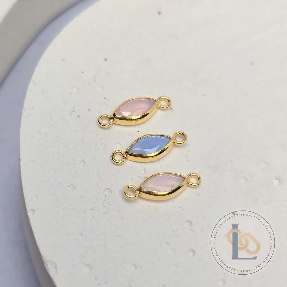 6mm Marquise Opal Connectors - Image 4