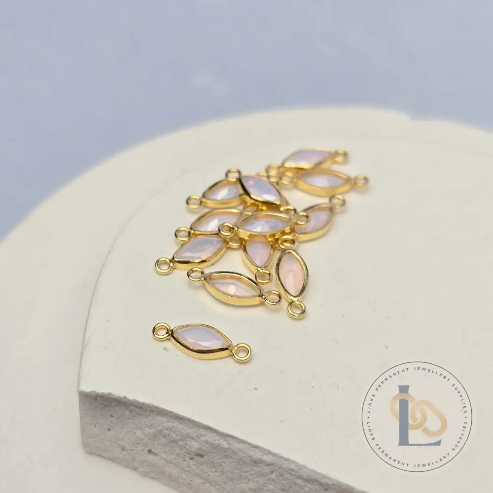 6mm Marquise Opal Connectors - Image 5