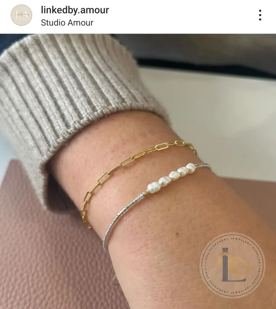 2.5mm Chunky Paperclip Chain - Image 6