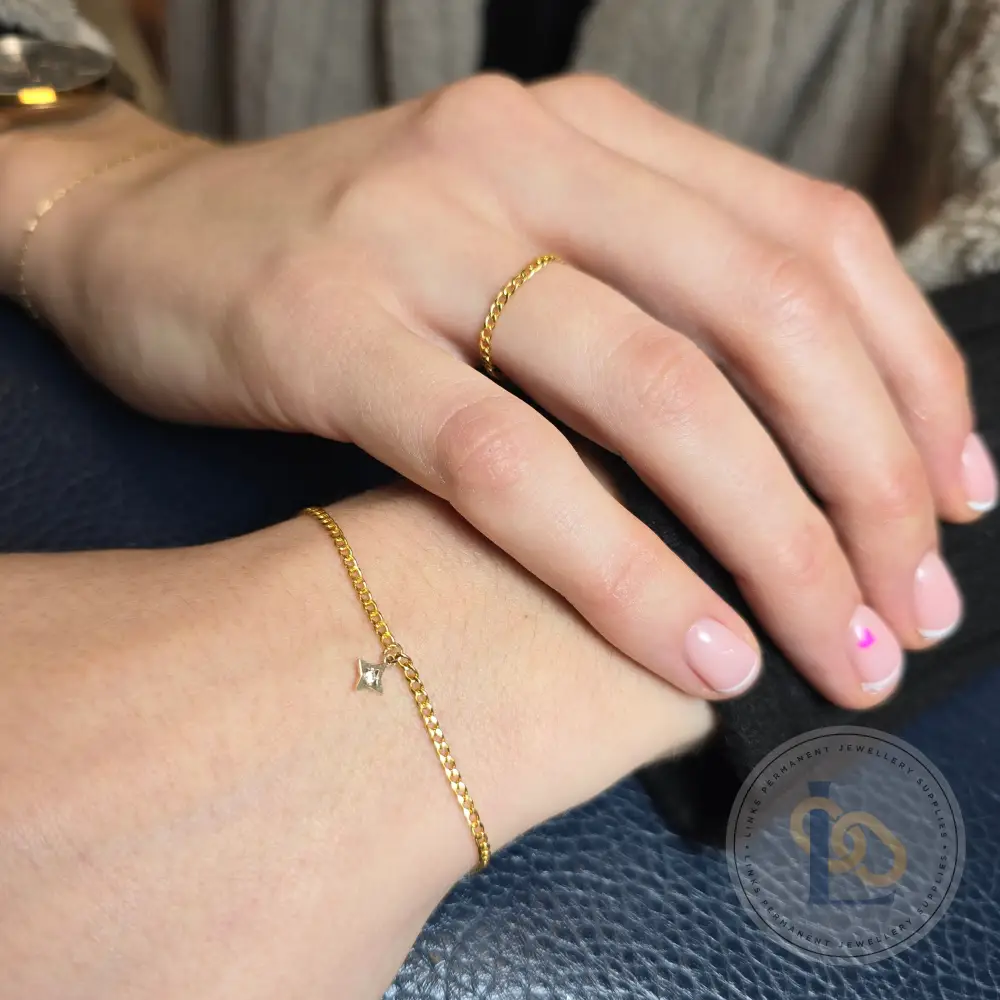 Mini Cubic Zirconia Star Charm - Image 3