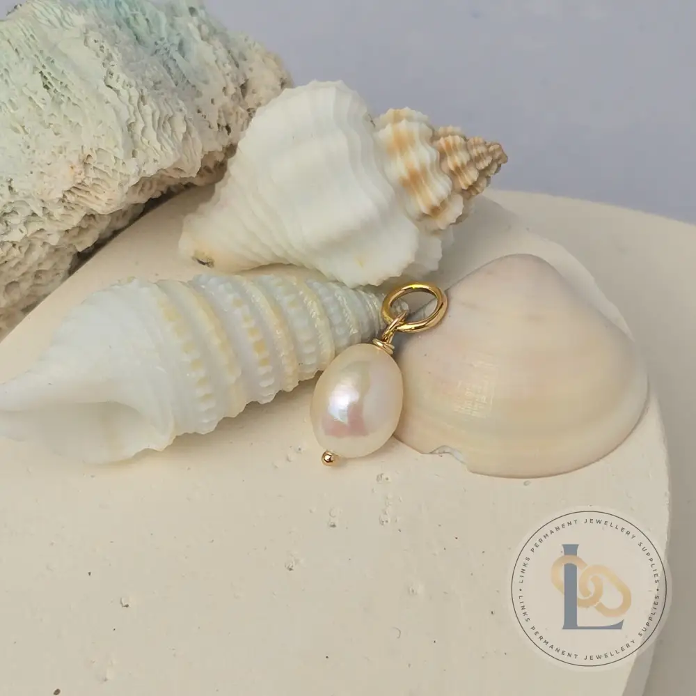 Large Baroque Freshwater Pearl Charm - Image 3