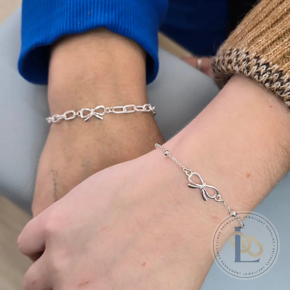 Sterling Silver Bow Connector - Image 3