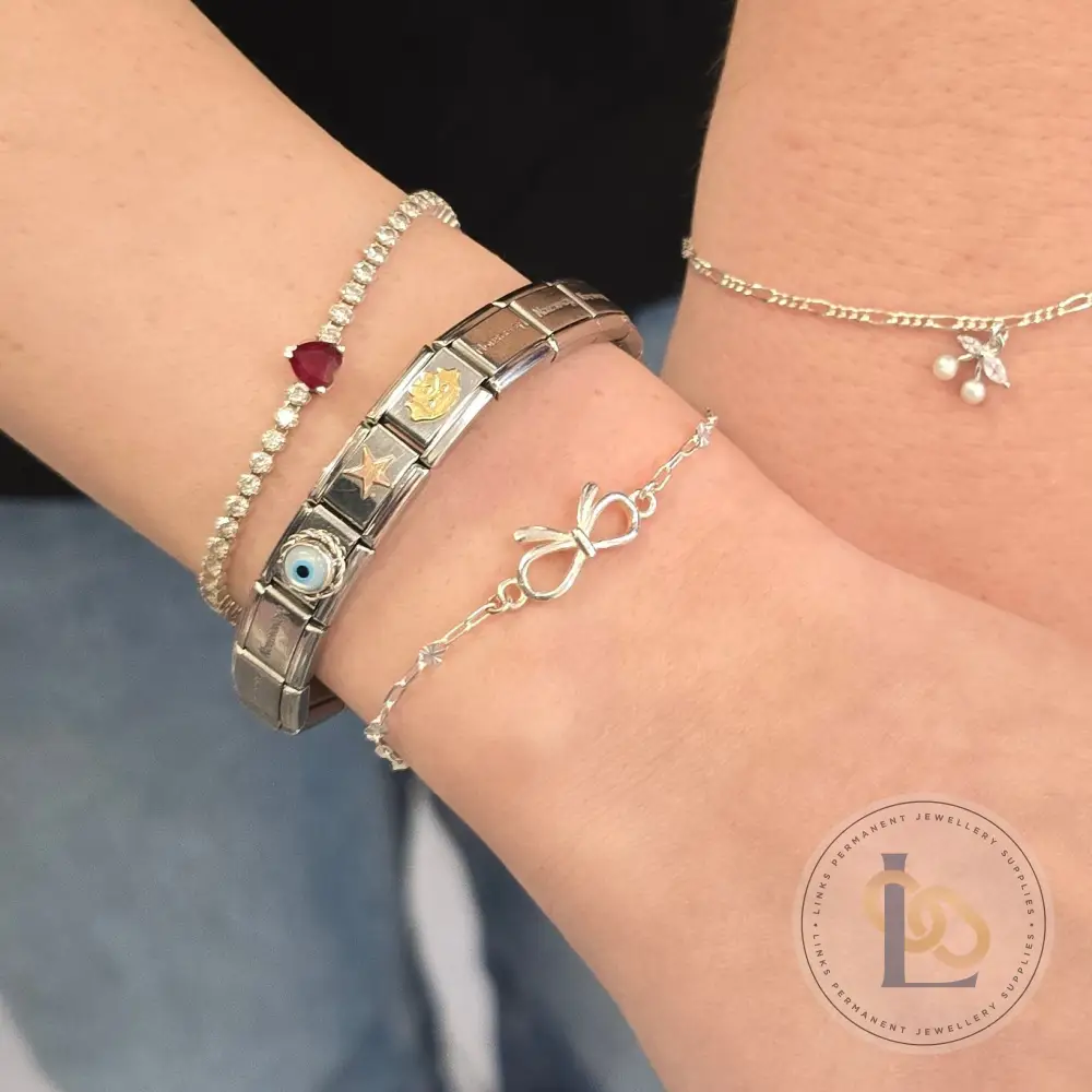 Sterling Silver Bow Connector - Image 4