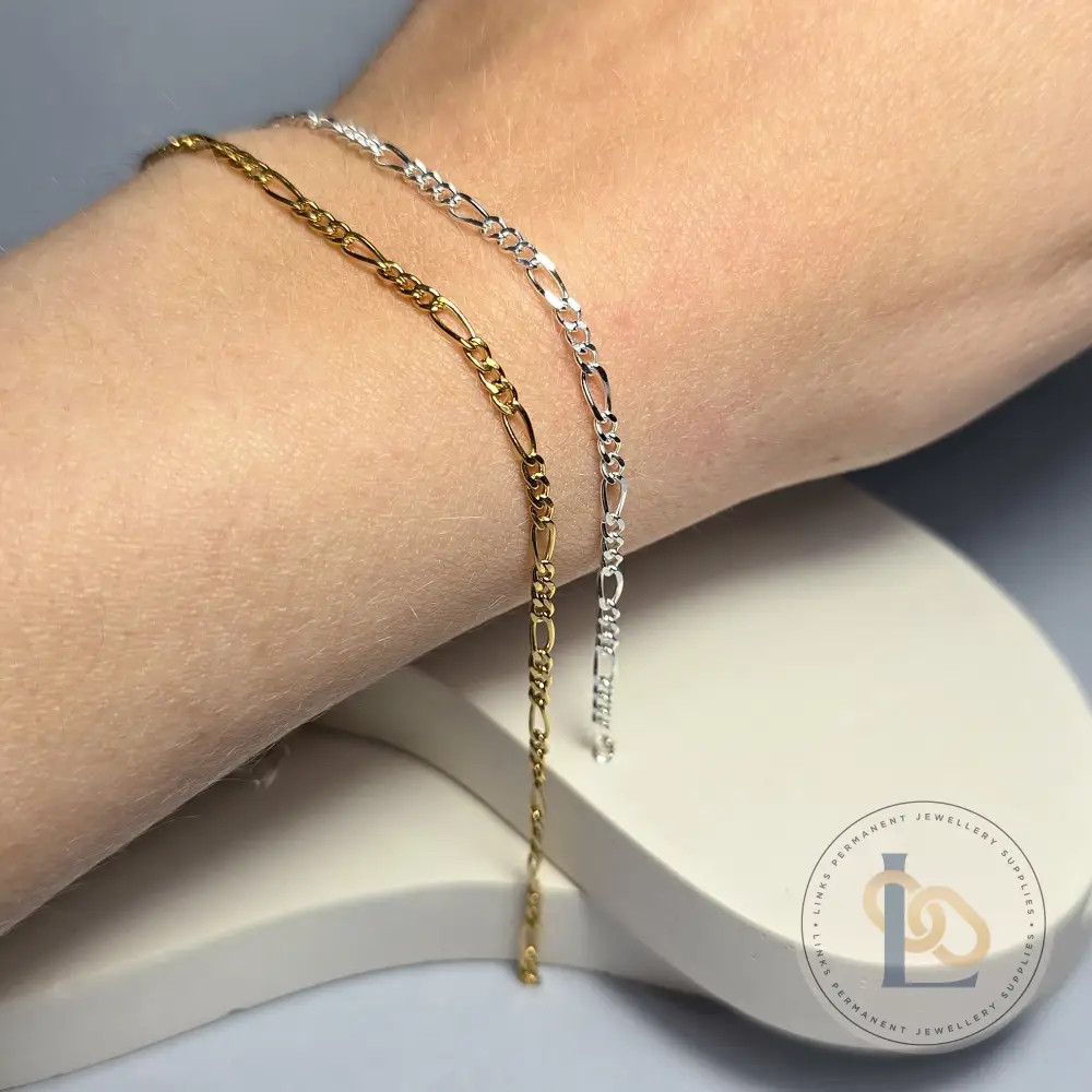 2.4mm Chunky Figaro Chain - Image 4